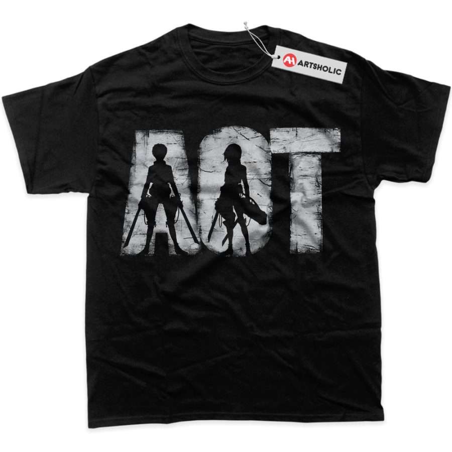 Alternative view of Attack On Titan Shirt, AOT Shirt, Anime Shirt, Graphic Tee