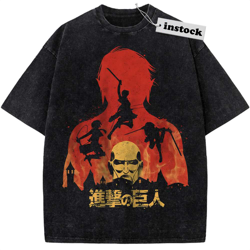 Attack On Titan Shirt, AOT Shirt, Anime Shirt, Vintage T-Shirt