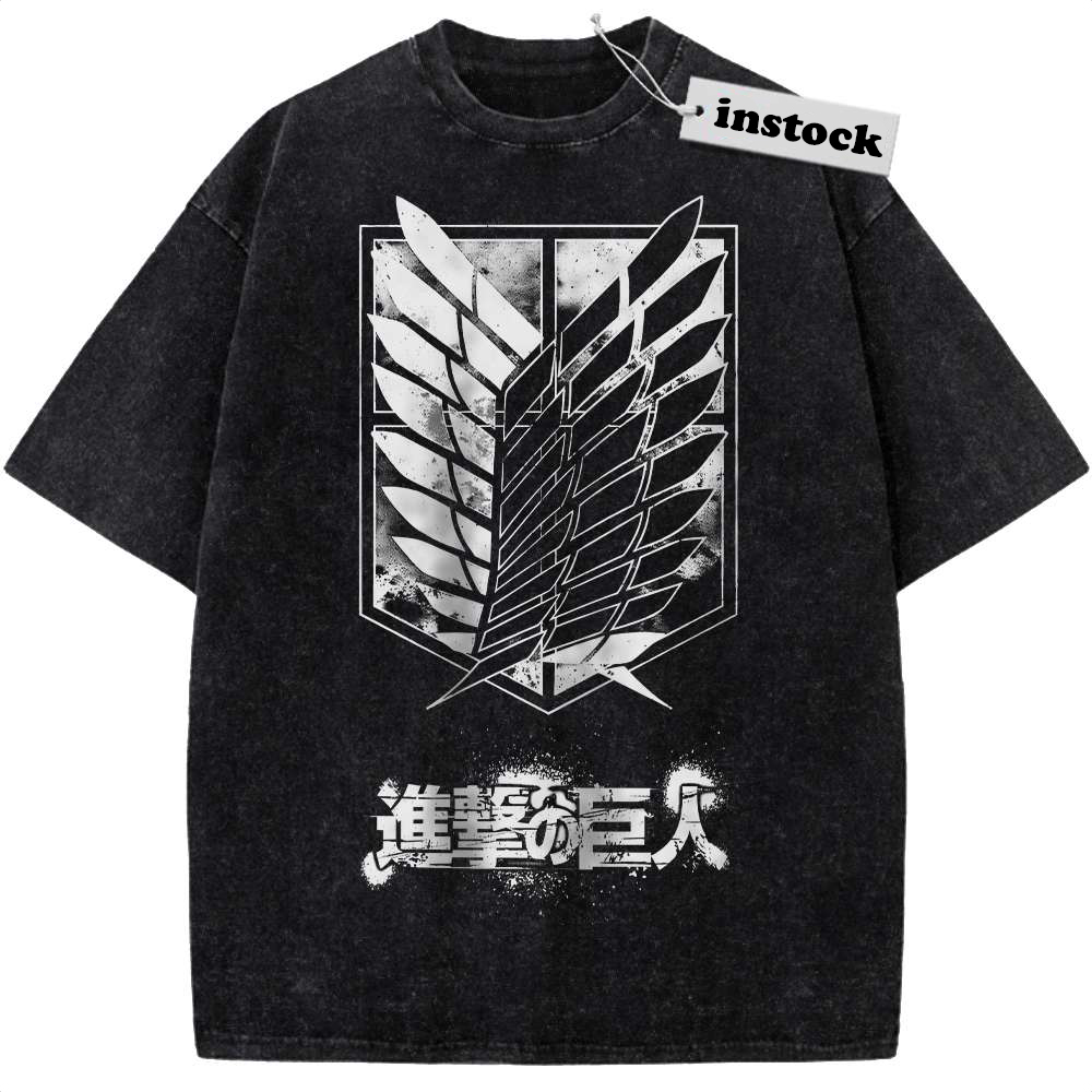 Attack On Titan Shirt, AOT Shirt, Anime Shirt, Vintage T-Shirt