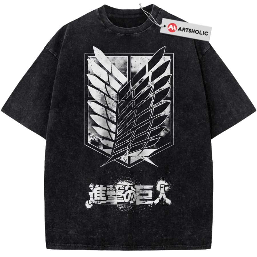 Alternative view of Attack On Titan Shirt, AOT Shirt, Anime Shirt, Vintage T-Shirt