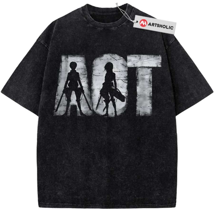 Alternative view of Attack On Titan Shirt, AOT Shirt, Anime Shirt, Vintage Tee
