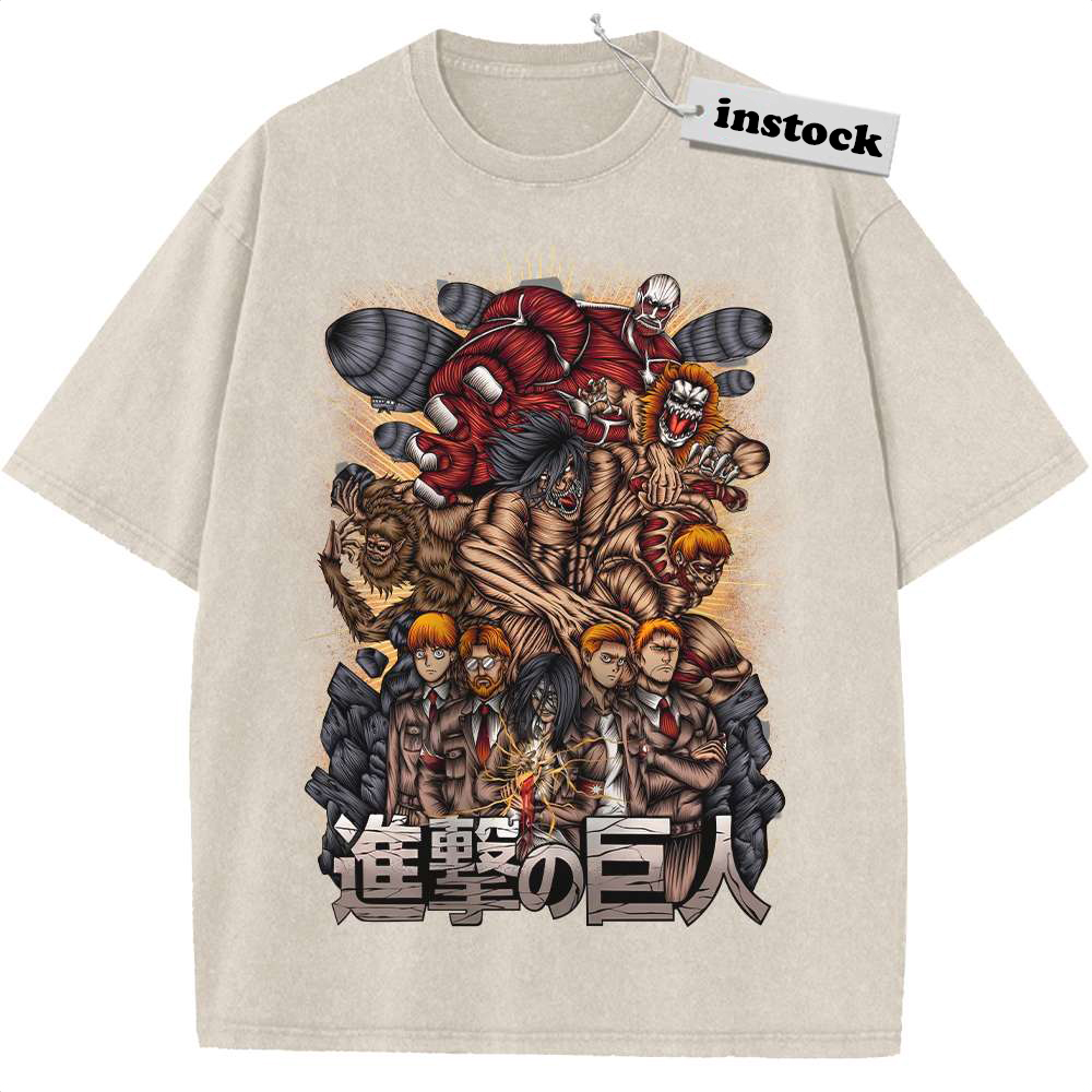Attack On Titan Shirt, AOT Shirt, Anime Shirt, Vintage Tee