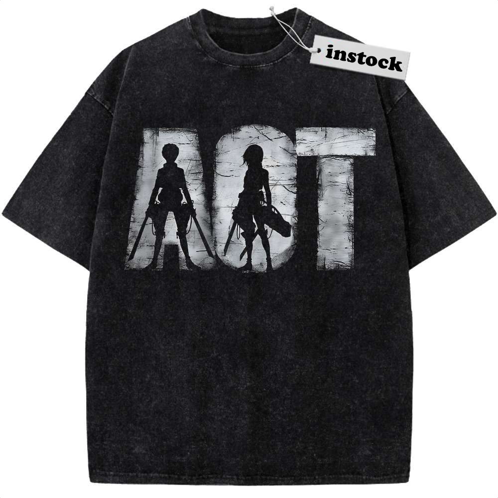 Attack On Titan Shirt, AOT Shirt, Anime Shirt, Vintage Tee
