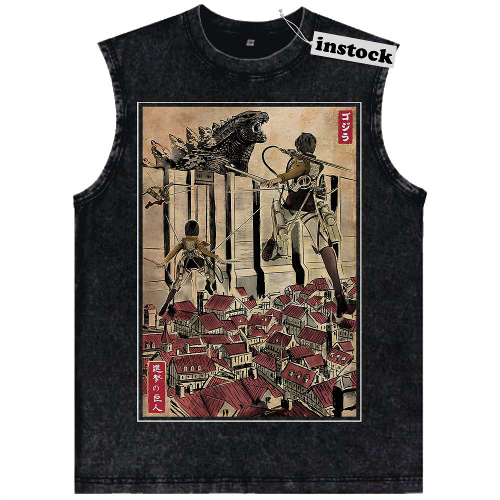 Attack on Titan Tank Top, AOT Tank Top, Vintage Tank Top