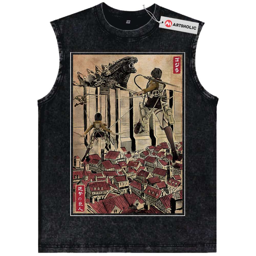 Attack on Titan Tank Top, AOT Tank Top, Vintage Tank Top
