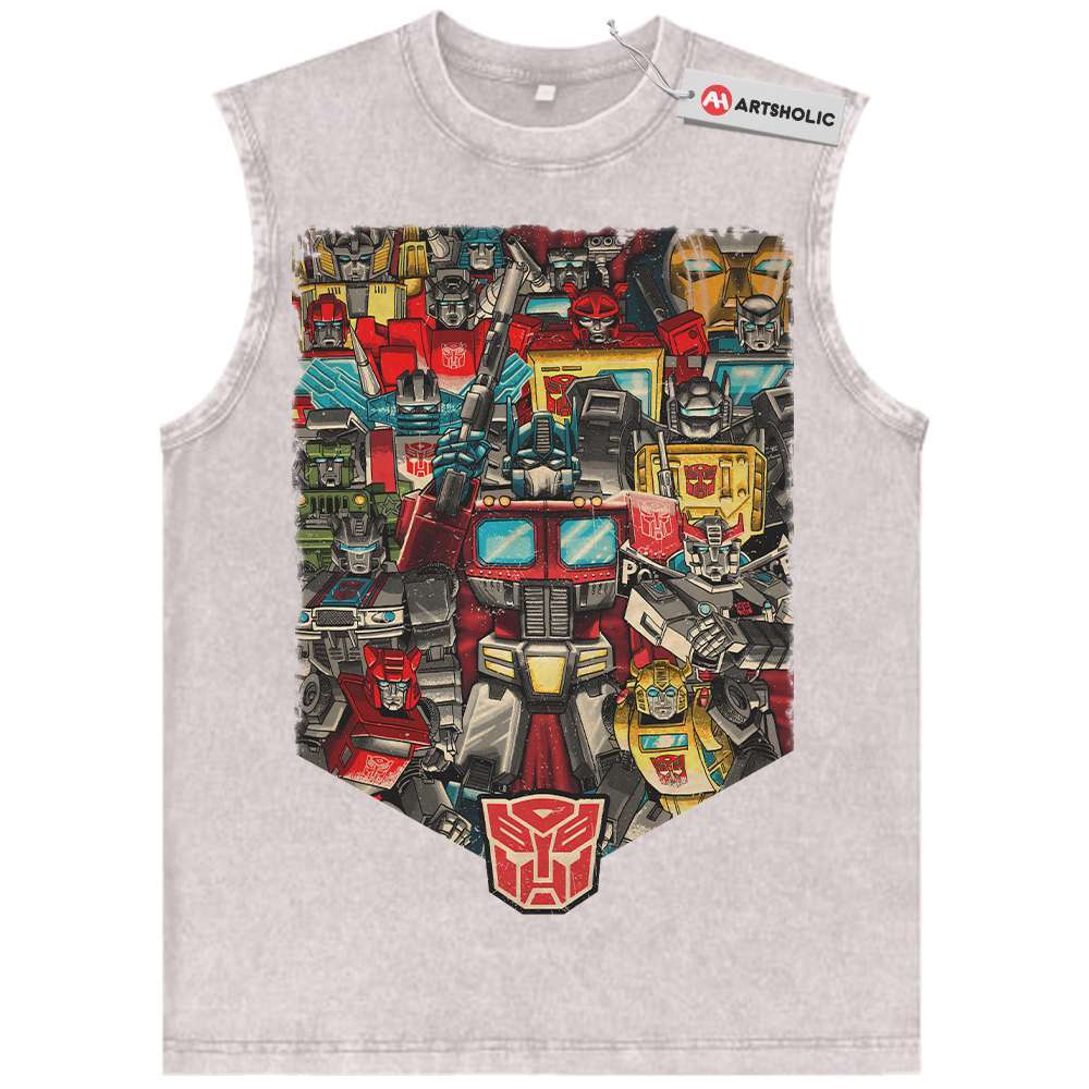 Alternative view of Autobots Tank Top, Transformers Tank Top, Movie Tank Top, Vintage Tank Top
