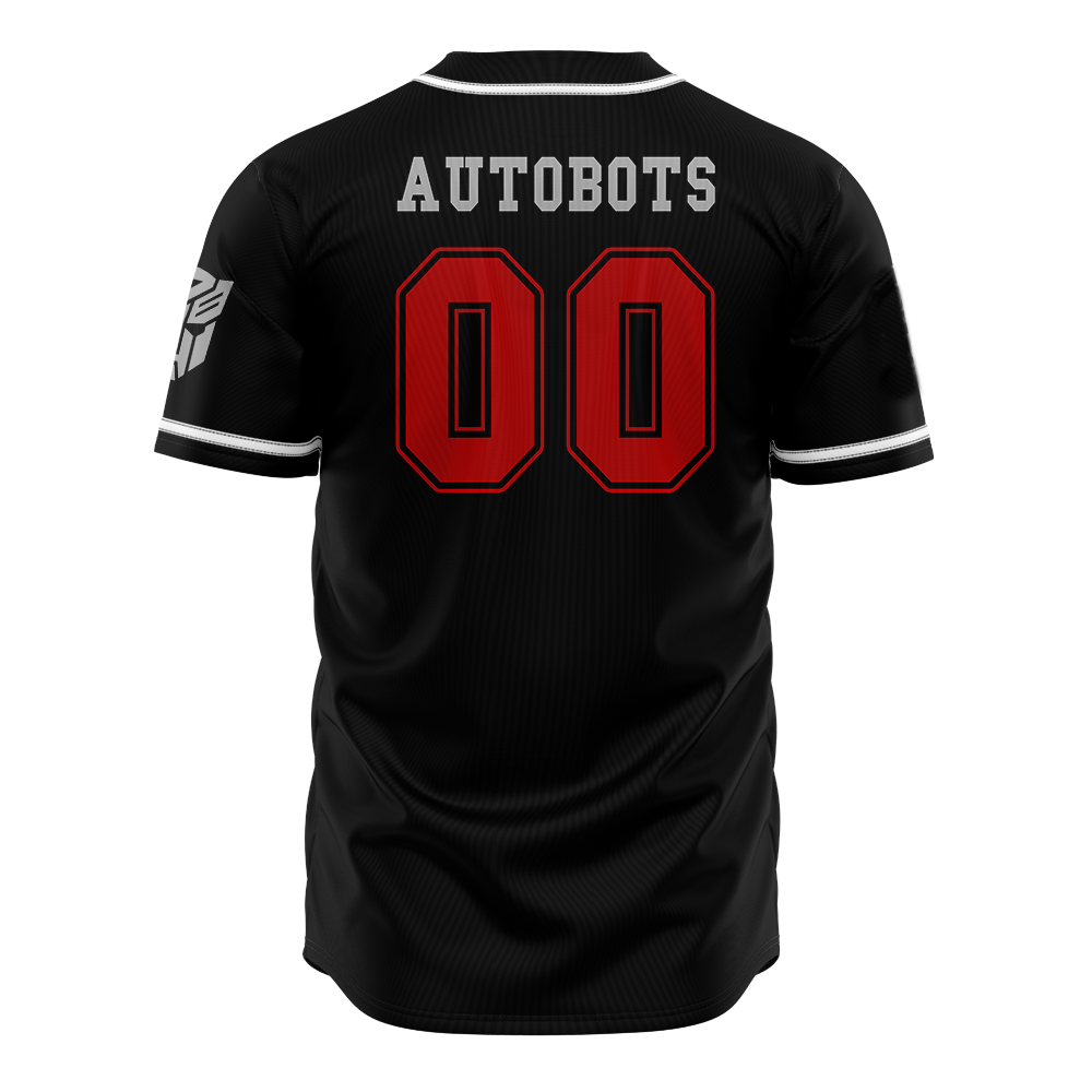 Alternative view of Autobots Transformers Custom Baseball Jersey - Otaku Hall