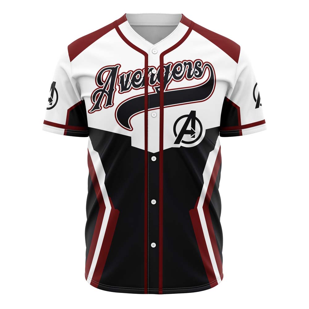 Avengers Endgame Marvel Custom Baseball Jersey - Otaku Hall