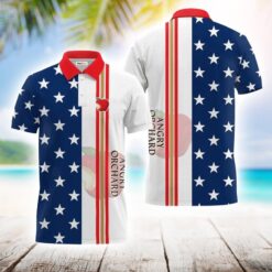 Angry Orchard Fourth Of July Polo Shirt