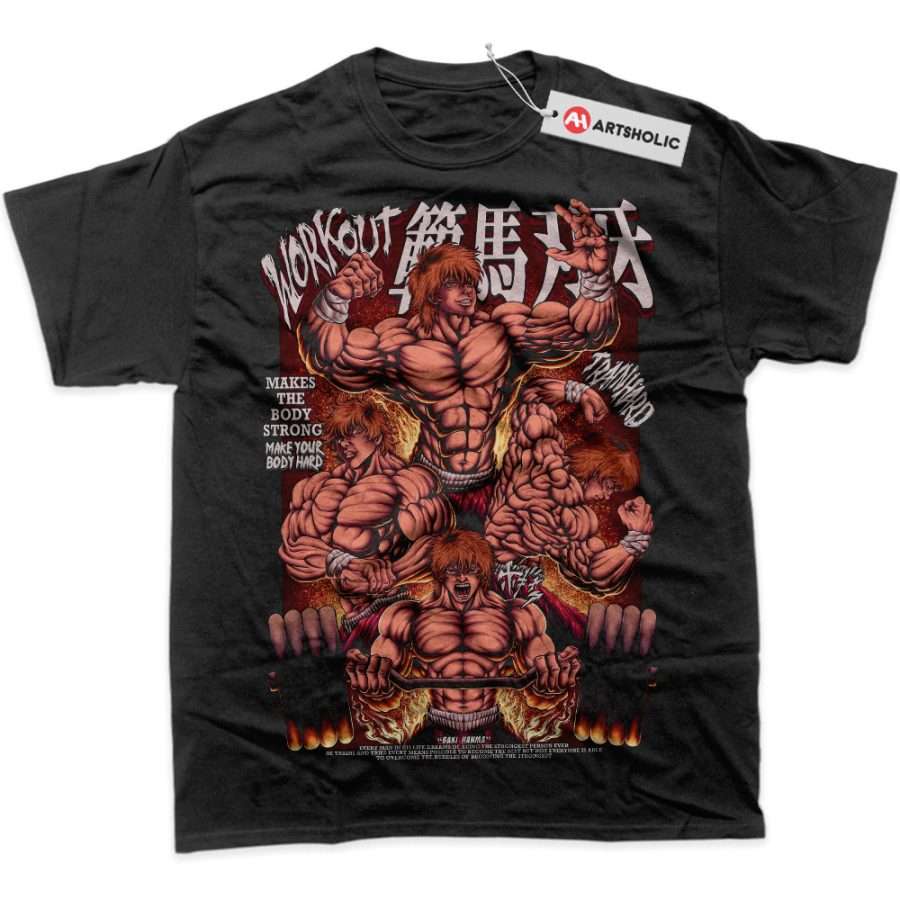 Alternative view of Baki Hanma Shirt, Anime Shirt, Graphic T-Shirt