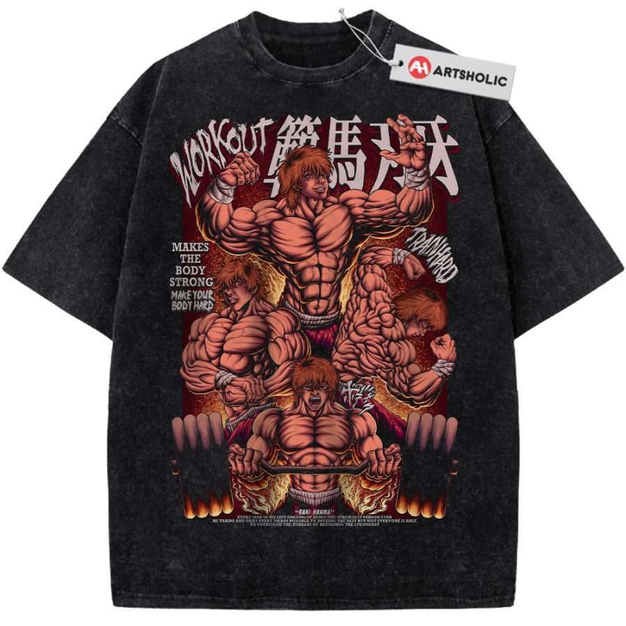 Alternative view of Baki Hanma Shirt, Anime Shirt, Vintage T-Shirt