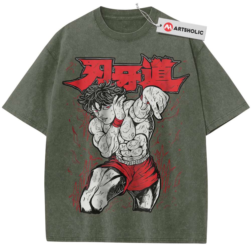 Alternative view of Baki Hanma Shirt, Anime Shirt, Vintage T-Shirt