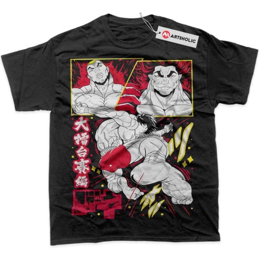 Alternative view of Baki Shirt, Anime Shirt, Graphic T-Shirt