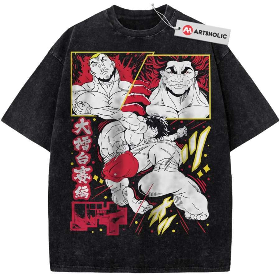 Alternative view of Baki Shirt, Anime Shirt, Vintage T-Shirt