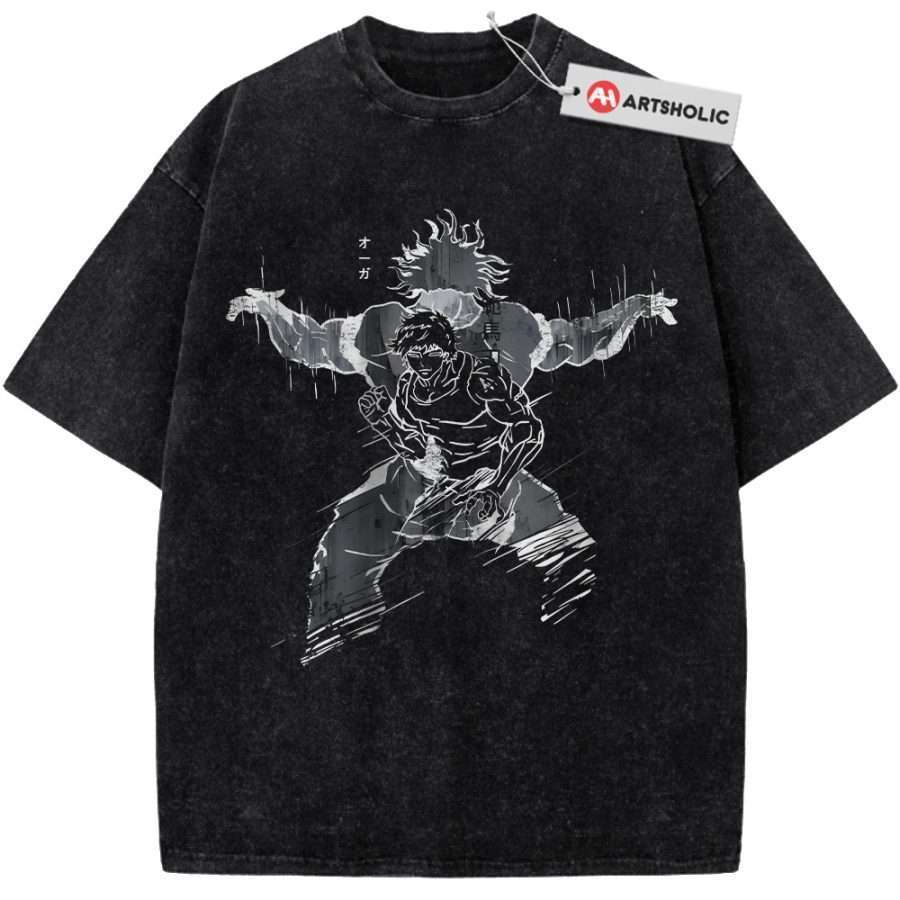 Alternative view of Baki Shirt, Shirt, Anime Shirt, Vintage T-Shirt