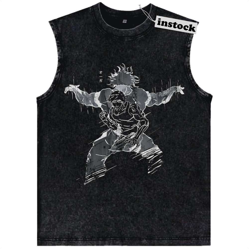 Baki Tank Top, Tank Top, Anime Tank Top, Vintage Tank Top