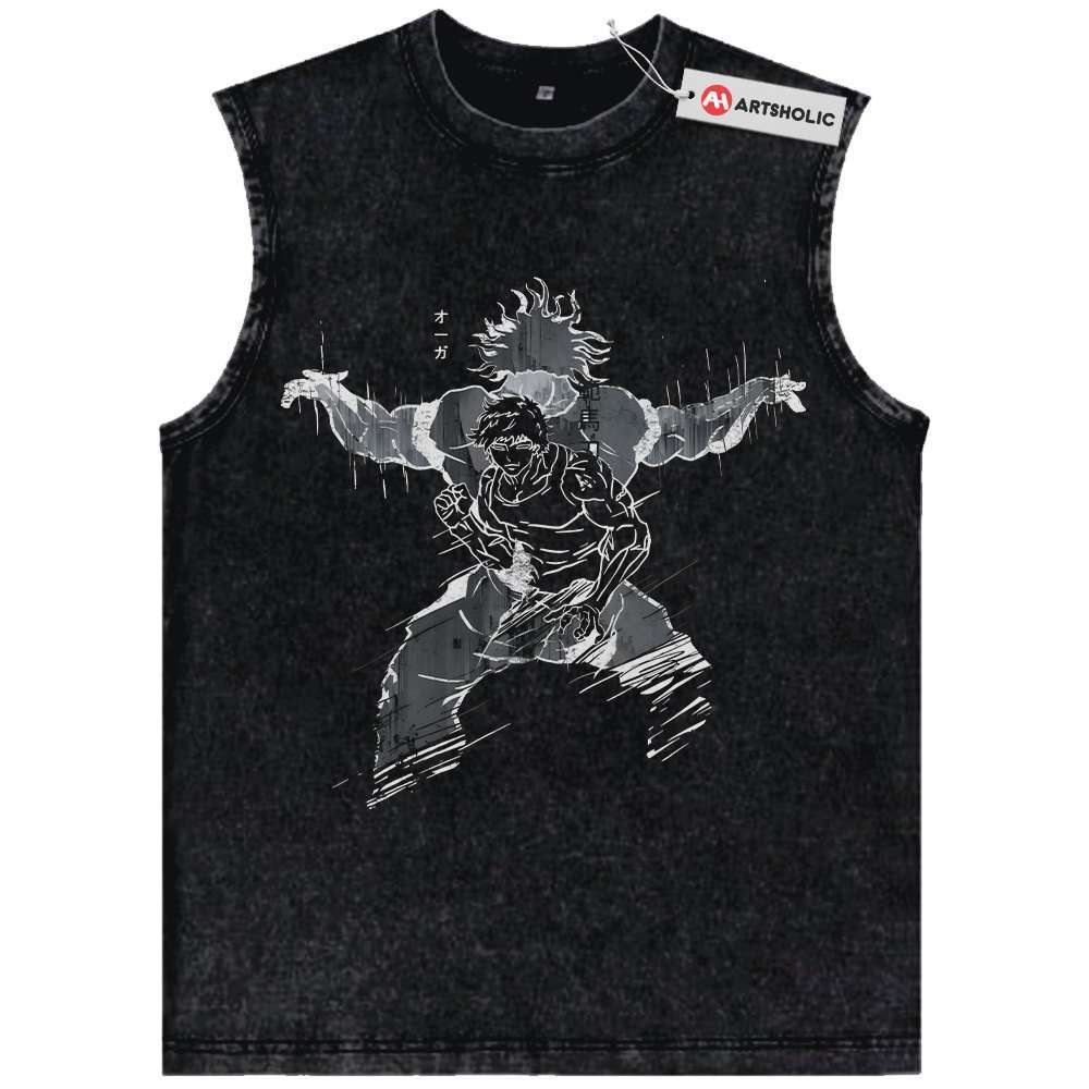 Baki Tank Top, Tank Top, Anime Tank Top, Vintage Tank Top