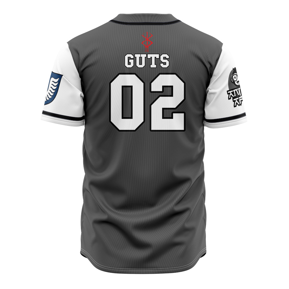Alternative view of Band of the Hawk Berserk Baseball Jersey