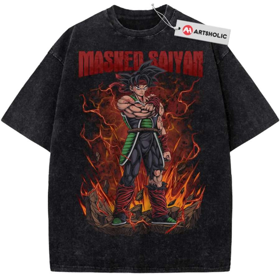 Alternative view of Bardock Shirt, Dragon Ball Shirt, Anime Shirt, Vintage Tee