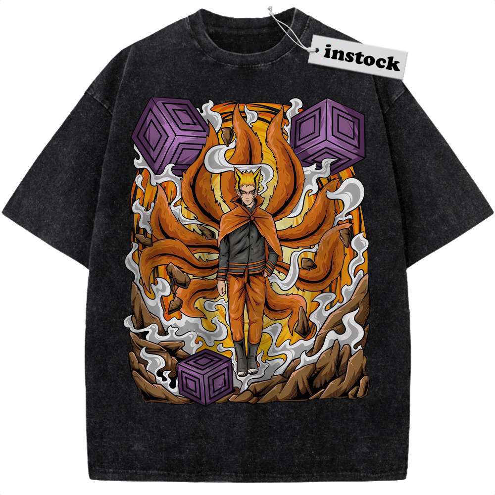 Baryon Mode Naruto Uzumaki Shirt, Anime Shirt, Vintage T-Shirt
