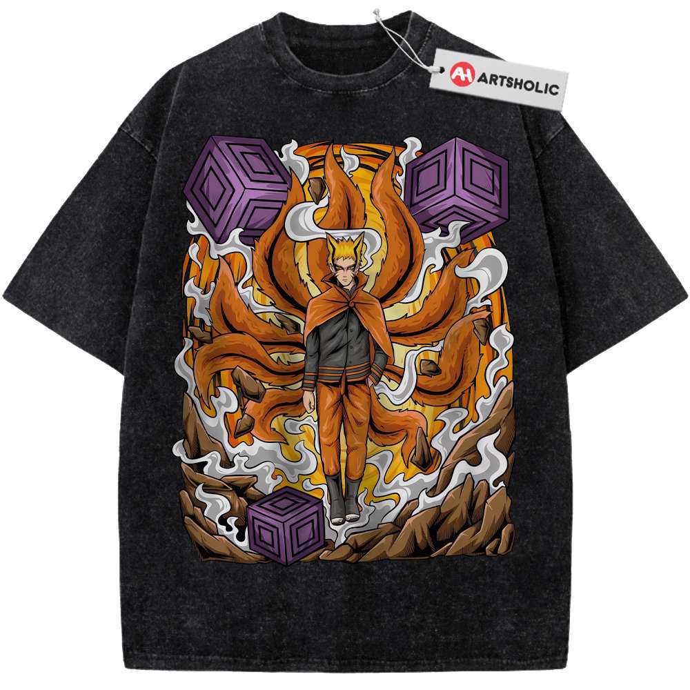 Baryon Mode Naruto Uzumaki Shirt, Anime Shirt, Vintage T-Shirt
