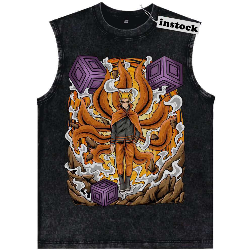 Baryon Mode Naruto Uzumaki Tank Top, Anime Tank Top, Vintage Tank Top