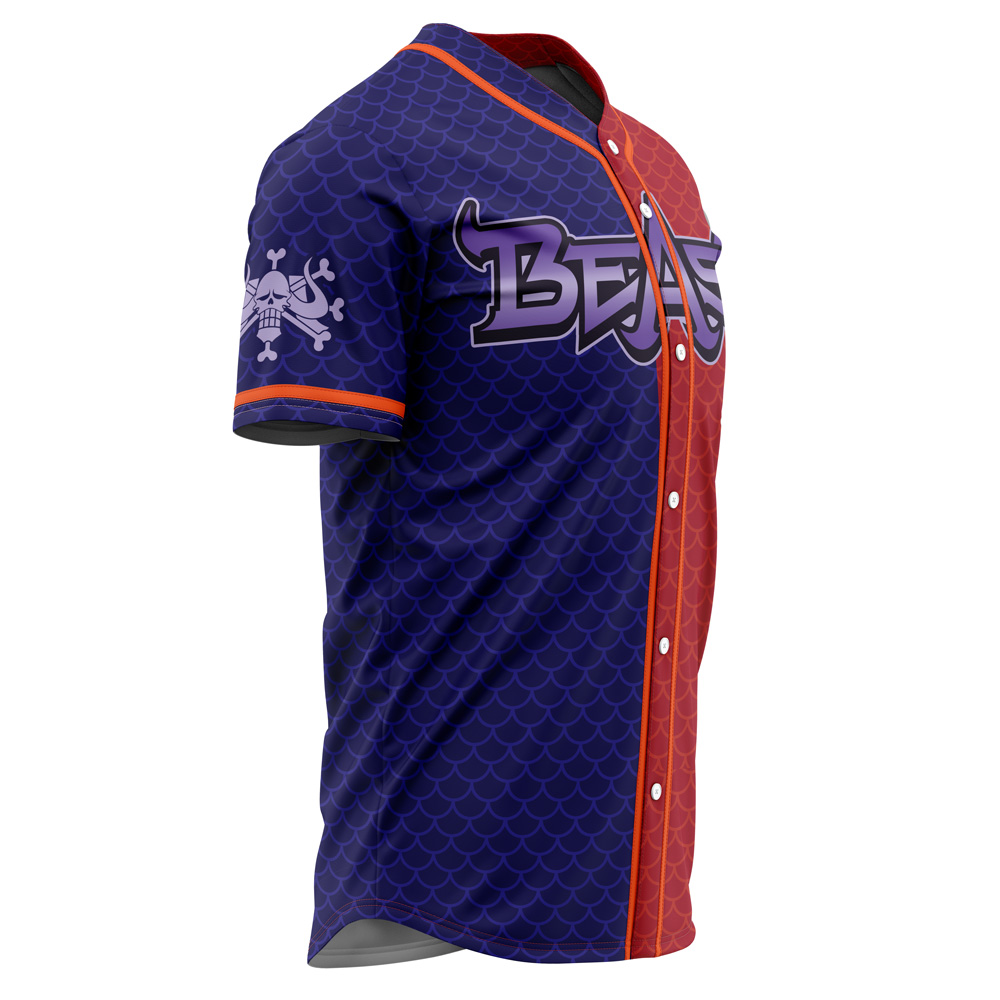 Alternative view of Beast Pirates Kaidou One Piece Baseball Jersey