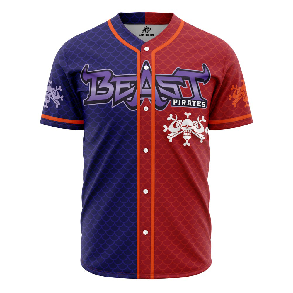 Beast Pirates Kaidou One Piece Custom Baseball Jersey - Otaku Hall