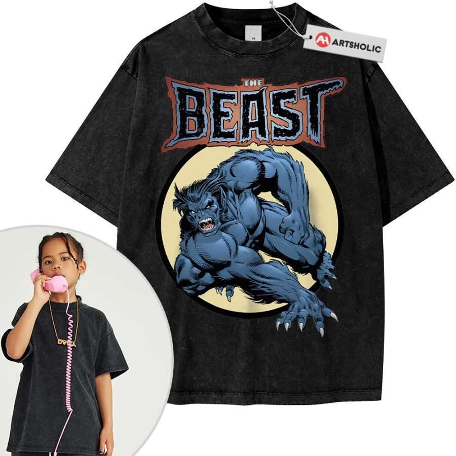 Beast Shirt For Kids, X-Men Shirt For Kids, Marvel Comics Shirt For Kids, Vintage Tee For Kids - Image 6