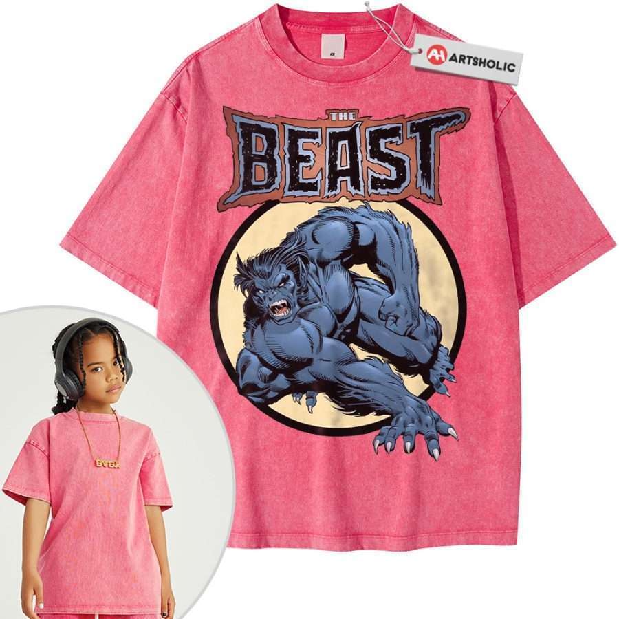 Beast Shirt For Kids, X-Men Shirt For Kids, Marvel Comics Shirt For Kids, Vintage Tee For Kids - Image 9