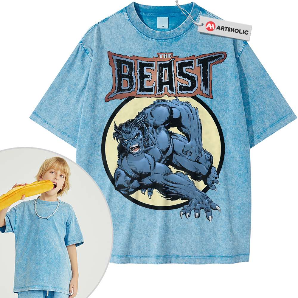 Beast Shirt For Kids, X-Men Shirt For Kids, Marvel Comics Shirt For Kids, Vintage Tee For Kids - Image 3