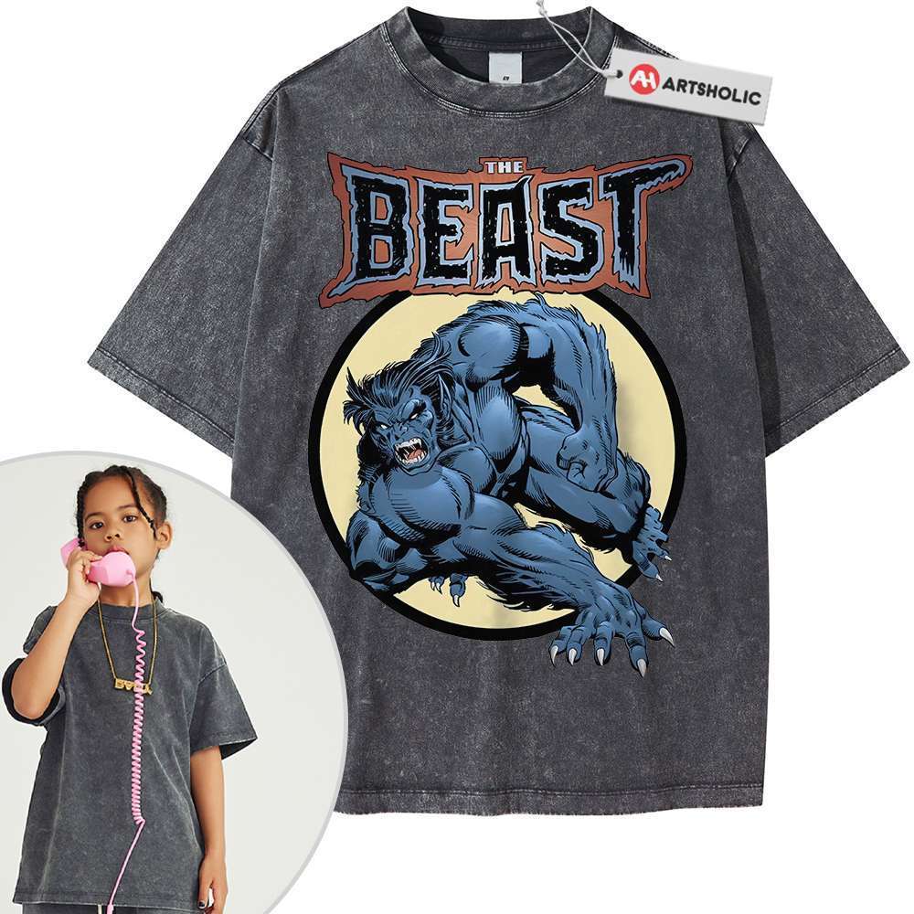 Beast Shirt For Kids, X-Men Shirt For Kids, Marvel Comics Shirt For Kids, Vintage Tee For Kids - Image 5