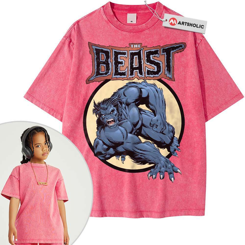 Beast Shirt For Kids, X-Men Shirt For Kids, Marvel Comics Shirt For Kids, Vintage Tee For Kids - Image 4