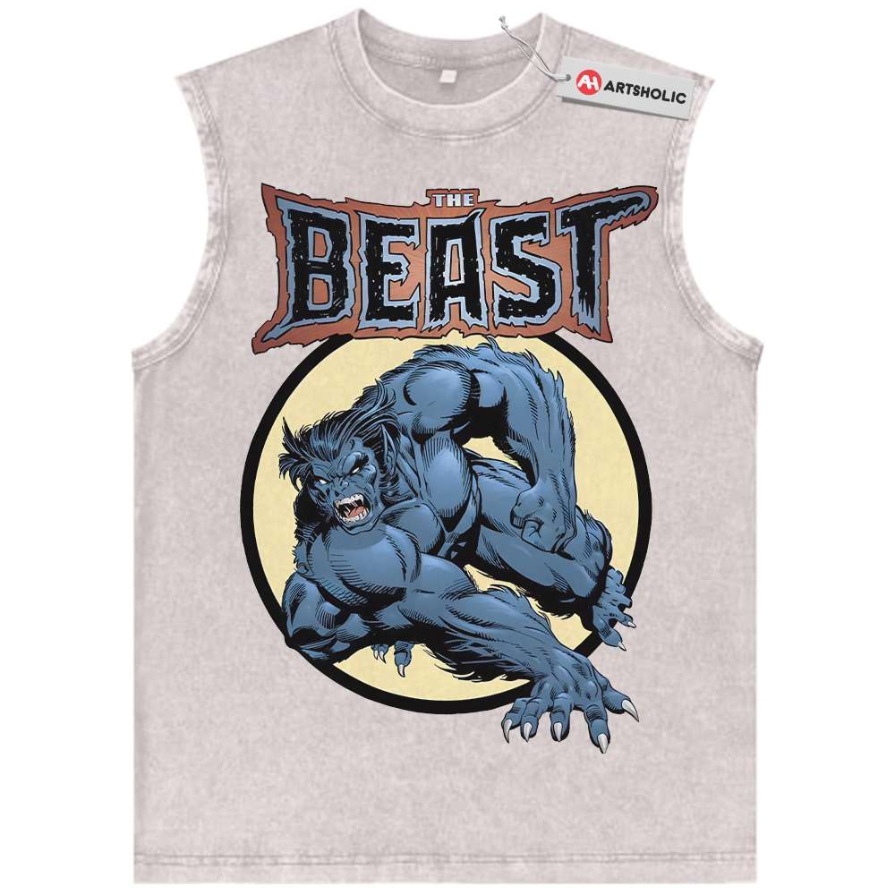 Alternative view of Beast Tank Top, X-Men Tank Top, Marvel Comics Tank Top, Vintage Tank Top