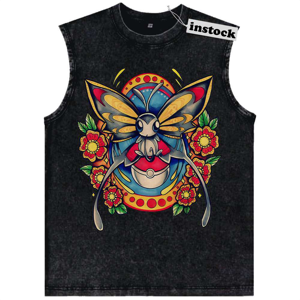 Beautifly Tank Top, Pokemon Tank Top, Anime Tank Top, Vintage Tank Top