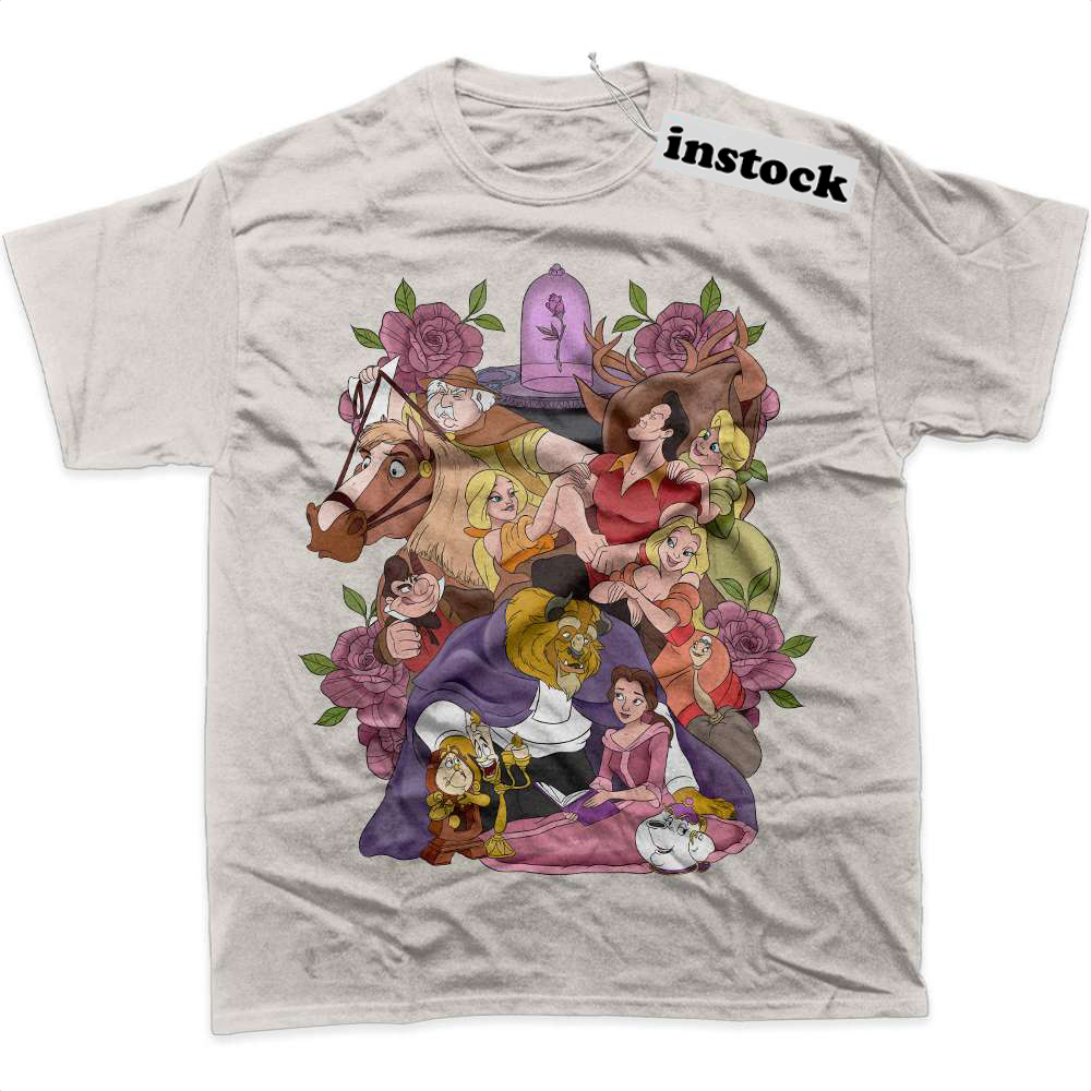 Beauty and the Beast Shirt, Animated Shirt, Graphic T-Shirt