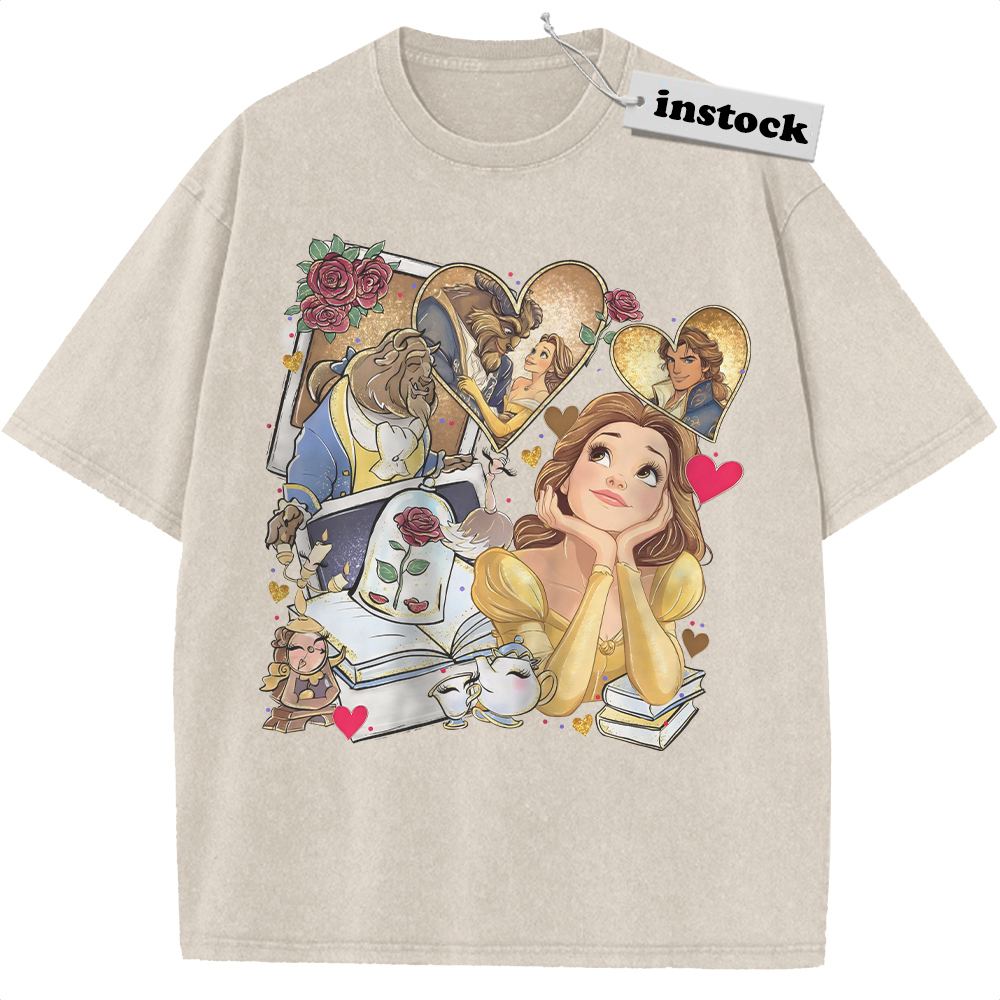 Beauty and the Beast Shirt, Animated Shirt, Vintage T-Shirt