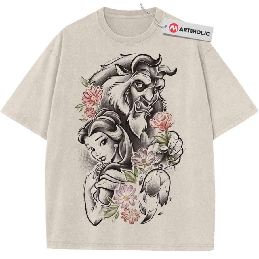 Alternative view of Beauty and the Beast Shirt, Animated Shirt, Vintage Tee