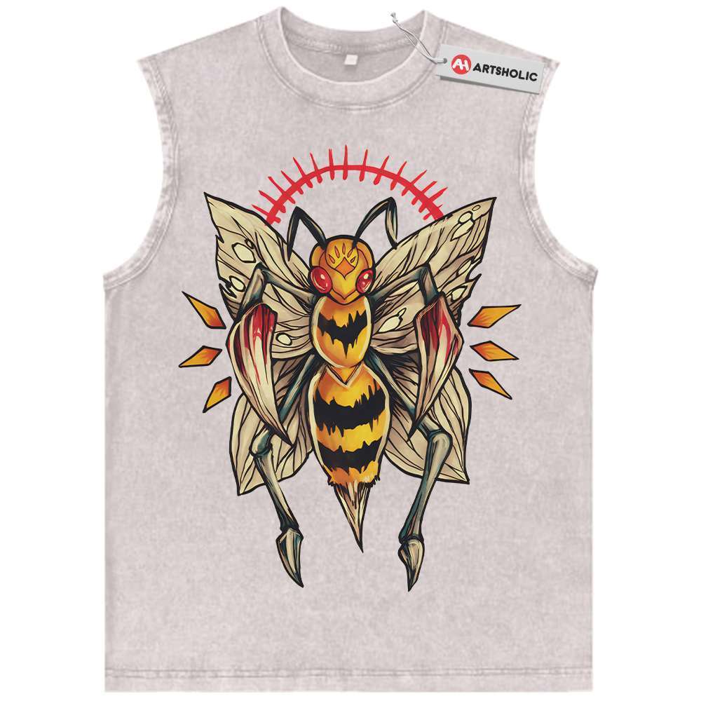 Alternative view of Beedrill Tank Top, Pokemon Tank Top, Anime Tank Top, Vintage Tank Top