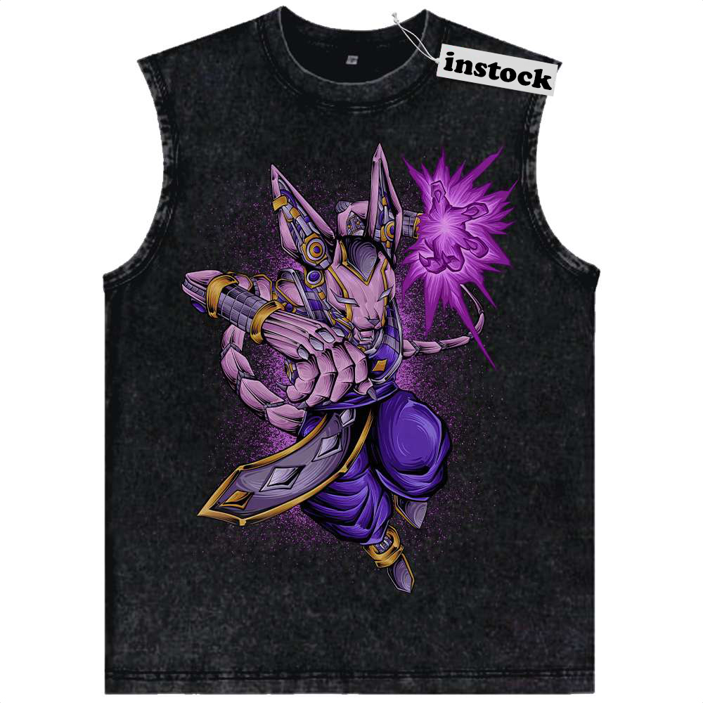 Beerus Tank Top, Dragon Ball Z Tank Top, DBZ Tank Top, Anime Tank Top, Vintage Tank Top