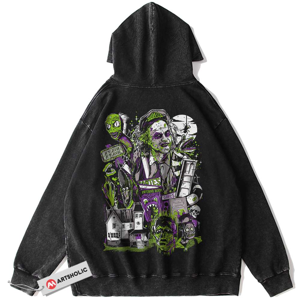 Beetlejuice Hoodie, Halloween Hoodie, Horror Movie Hoodie, Vintage Hoodie