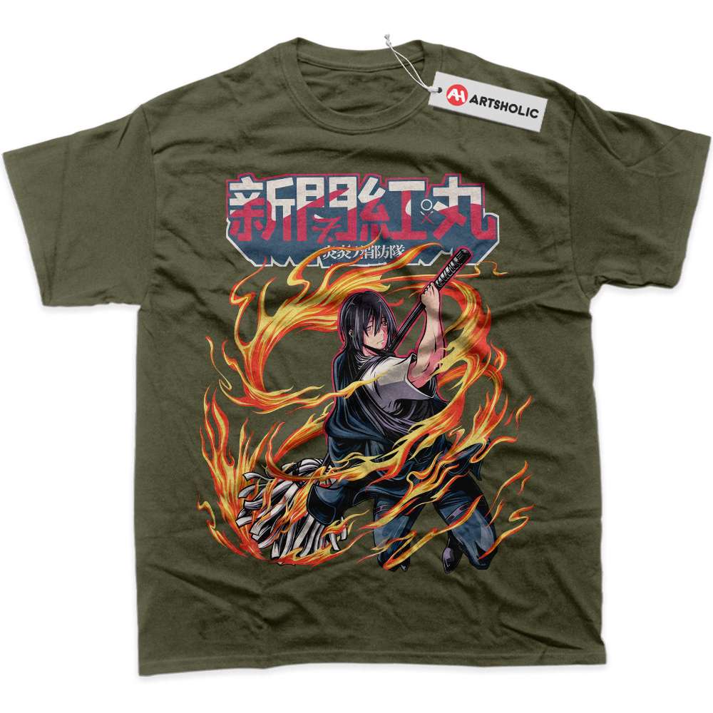 Alternative view of Benimaru Shinmon Shirt, Fire Force Shirt, Anime Shirt, Graphic T-Shirt