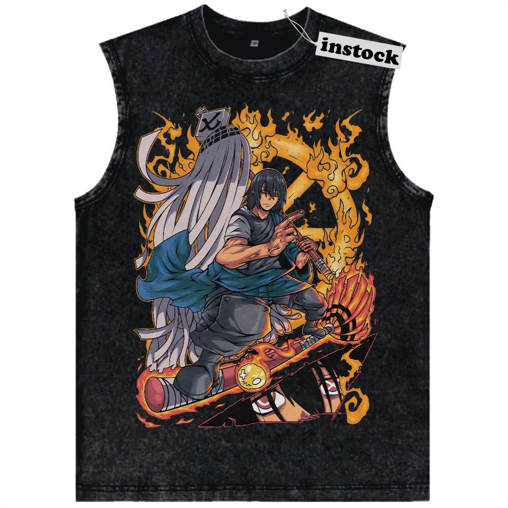Benimaru Shinmon Tank Top, Fire Force Tank Top, Anime Tank Top, Vintage Tank Top