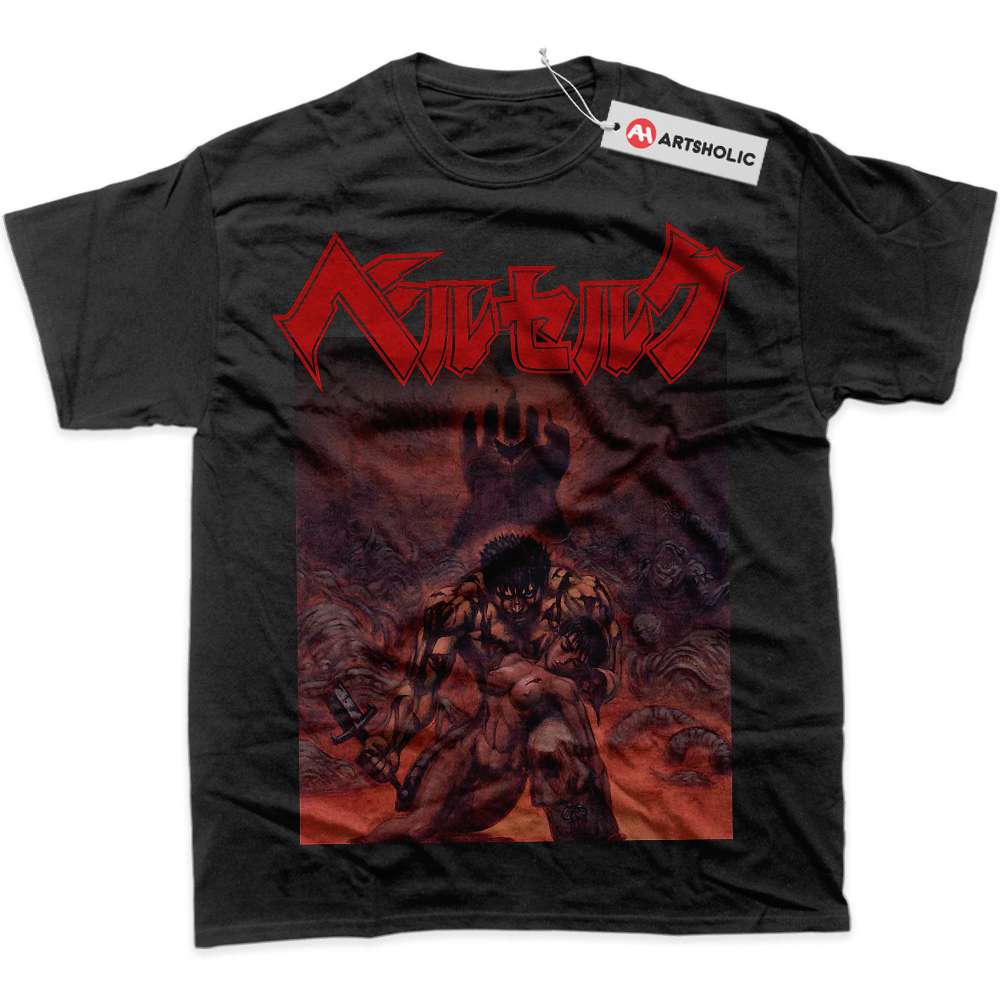 Alternative view of Berserk Shirt, Anime Shirt, Graphic Tee