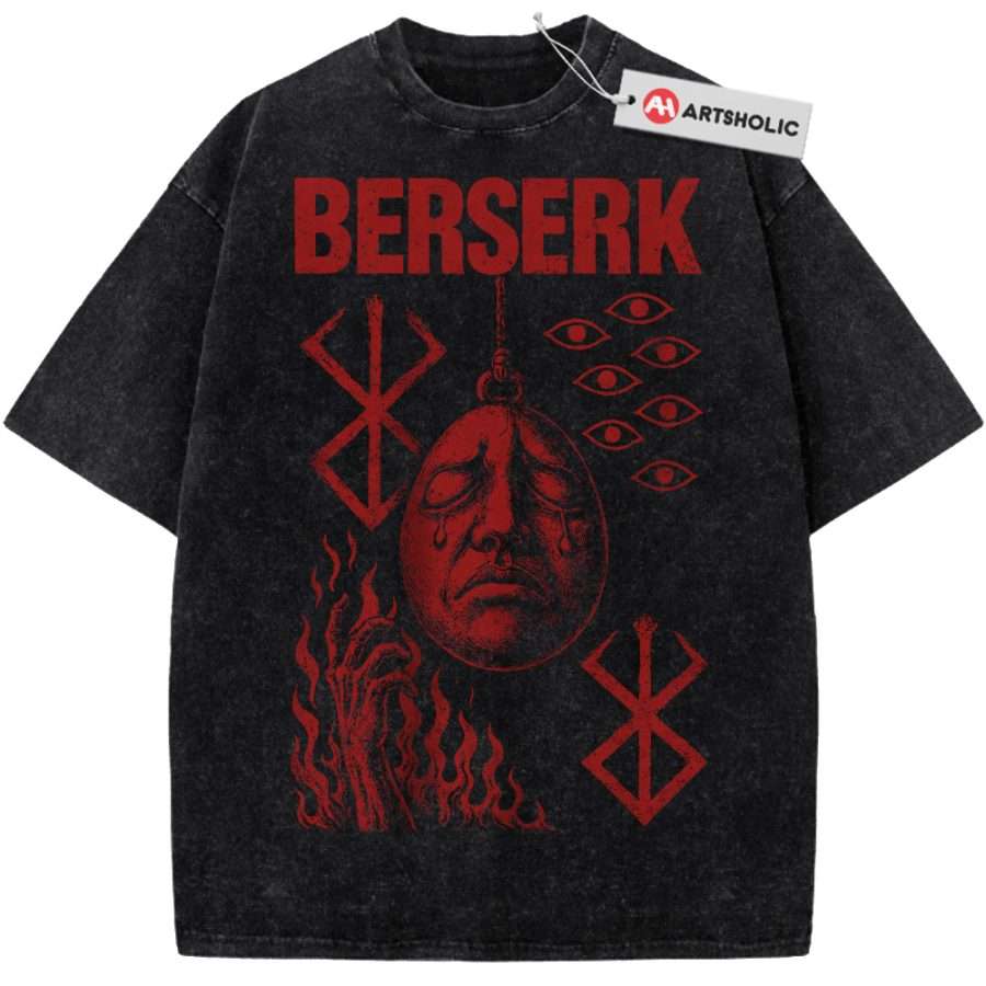 Alternative view of Berserk Shirt, Anime Shirt, Vintage T-Shirt