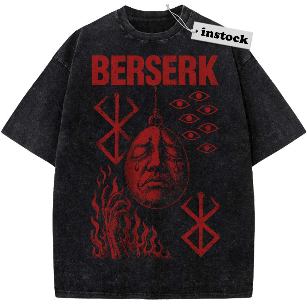 Berserk Shirt, Anime Shirt, Vintage T-Shirt