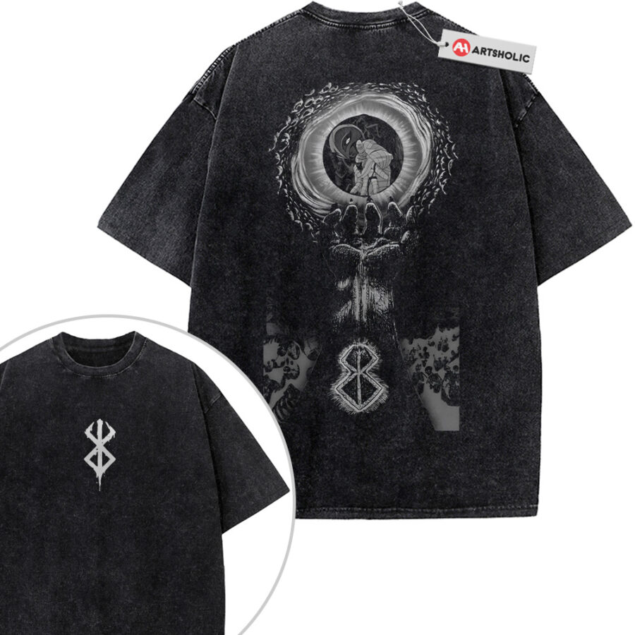Alternative view of Berserk Shirt, Anime Shirt, Vintage Tee 2-Sided