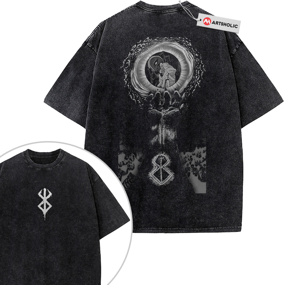 Berserk Shirt, Anime Shirt, Vintage Tee 2-Sided