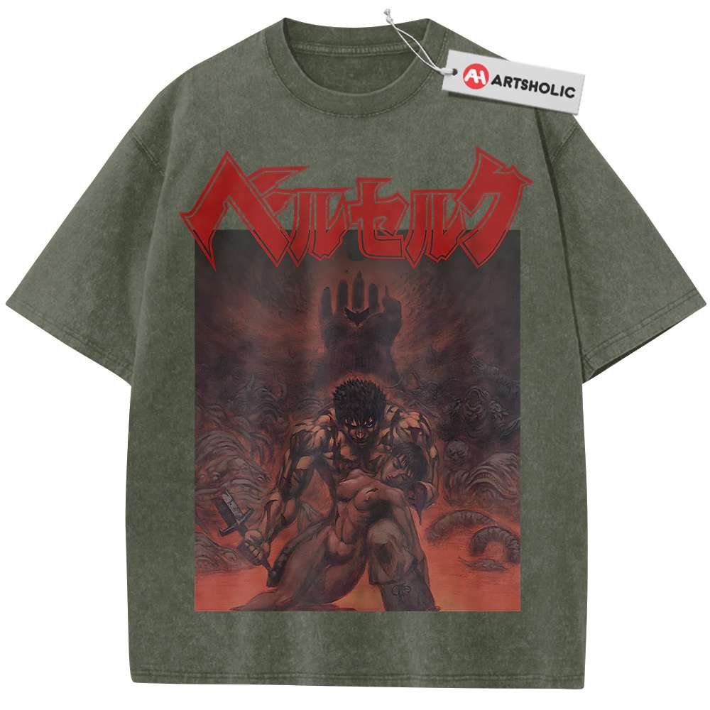 Alternative view of Berserk Shirt, Anime Shirt, Vintage Tee
