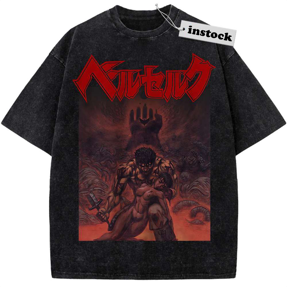 Berserk Shirt, Anime Shirt, Vintage Tee